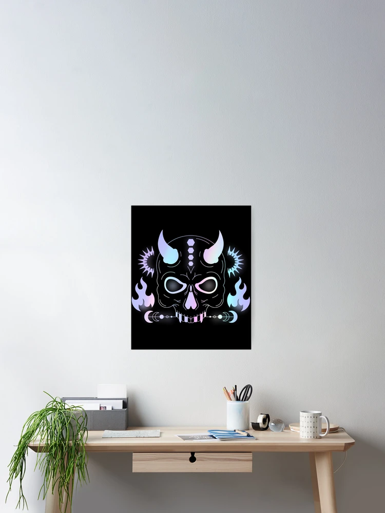Thumbnail 2 of 3, Poster, Infernal Glow designed and sold by HTVectorLabArt.
