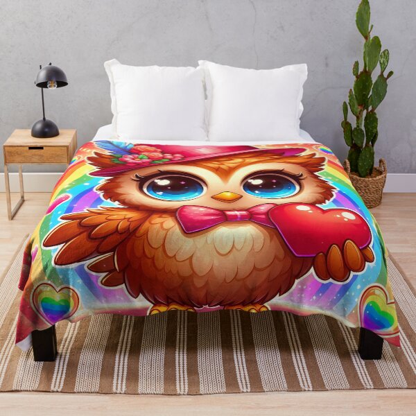 Item preview, Cute Owl with Rainbow and Heart designed and sold by Jbl55.
