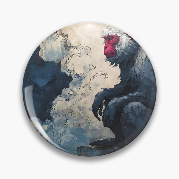 Item preview, Winter Japanese Snow Monkey designed and sold by bapupa.