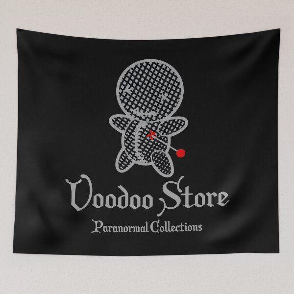 Item preview, Gothic Voodoo Doll Light Mesh Pin designed and sold by Voodoo Store Paranormal Collections.