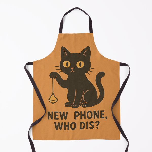 Item preview, New phone, who dis? cute confused cat designed and sold by BumbleVee ☀️.