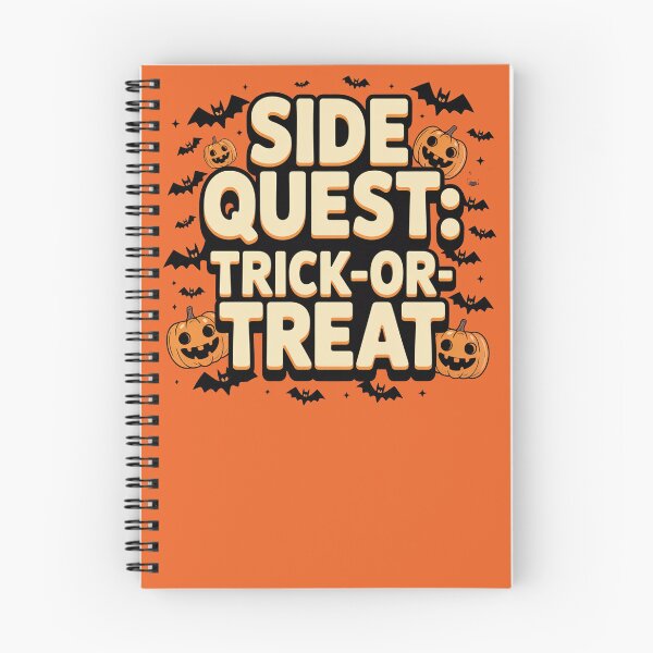 Item preview, Side Quest: Trick or treat, funny side quest ADHD gaming halloween designed and sold by NoetherSym.