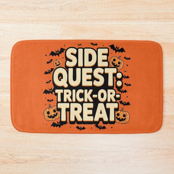 Item preview, Side Quest: Trick or treat, funny side quest ADHD gaming halloween designed and sold by NoetherSym.