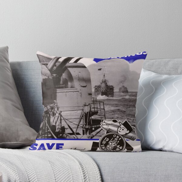 Item preview, Vintage WWII Propaganda Poster | British War Savings Art | Invest in Victory | Naval Strength & Home Front Support designed and sold by artofuniverse.
