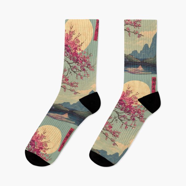 Item preview, Serene Japanese Spring Art designed and sold by bapupa.