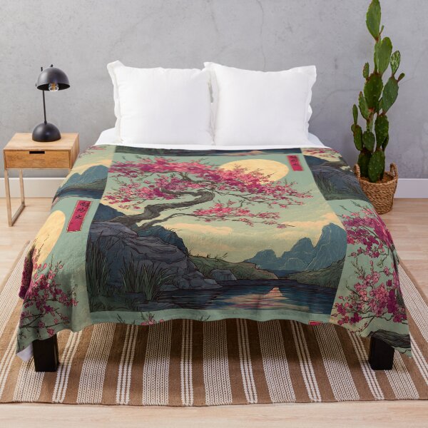Item preview, Serene Japanese Spring Art designed and sold by bapupa.