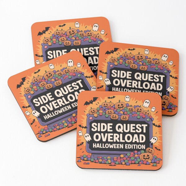 Item preview, Side Quest Overload, funny side quest ADHD gaming halloween designed and sold by NoetherSym.