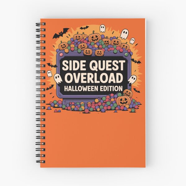 Item preview, Side Quest Overload, funny side quest ADHD gaming halloween designed and sold by NoetherSym.