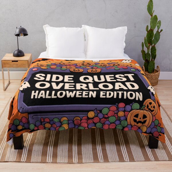 Item preview, Side Quest Overload, funny side quest ADHD gaming halloween designed and sold by NoetherSym.