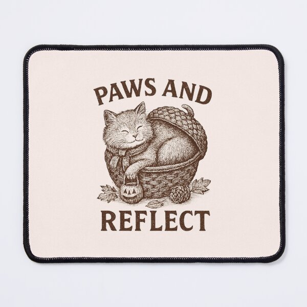 Item preview, funny vintage cute cat fall (paws and reflect) designed and sold by halazidan.