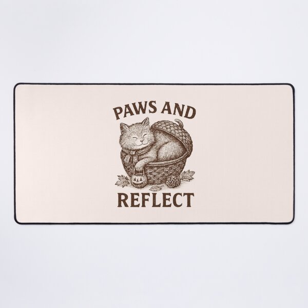 Item preview, funny vintage cute cat fall (paws and reflect) designed and sold by halazidan.