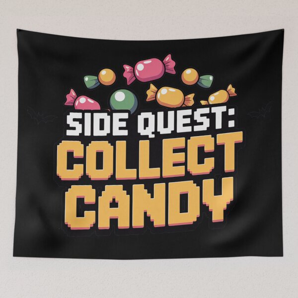 Item preview, Side Quest: Collect Candy, funny side quest ADHD gaming halloween designed and sold by NoetherSym.