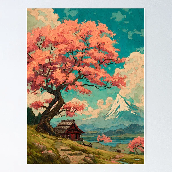 Vibrant Japanese Spring Art
