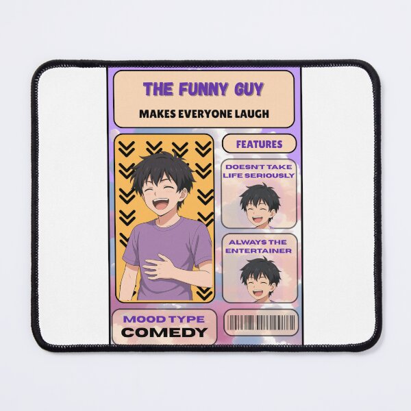 Item preview, Funny Anime Guy Aesthetic | Comedy Mood Design designed and sold by SoulFlex.