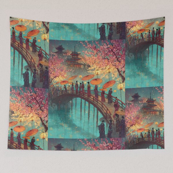 Item preview, Traditional Japanese Spring Festival Art designed and sold by bapupa.