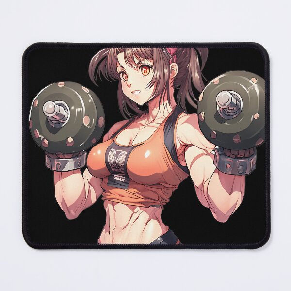Item preview, Woman Lifting Dumbbells designed and sold by LeonidasMembe.