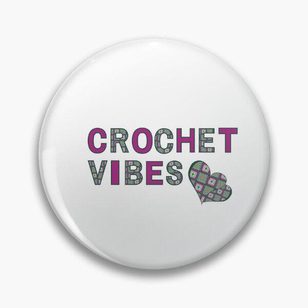 Item preview, Crochet Vibes PNG – Yarn Letter Frame for Stickers, Mugs, Tote Bags & Gifts designed and sold by gloriamelrose.