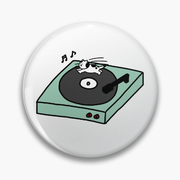Item preview, a running Cat on the turntable designed and sold by superbaechoo.
