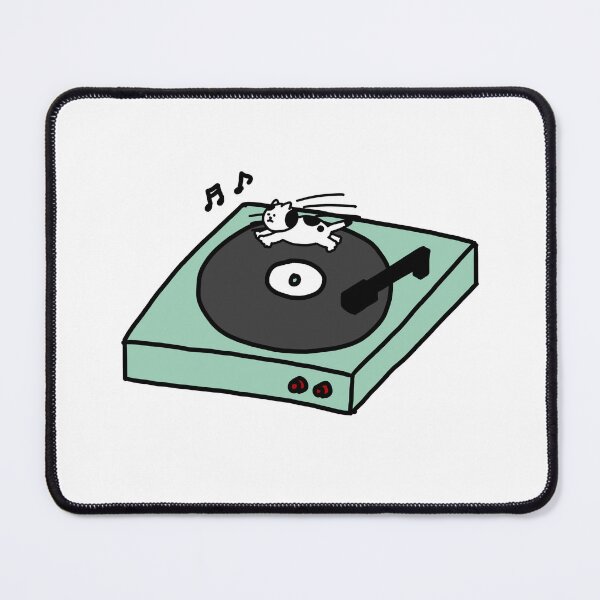 Item preview, a running Cat on the turntable designed and sold by superbaechoo.