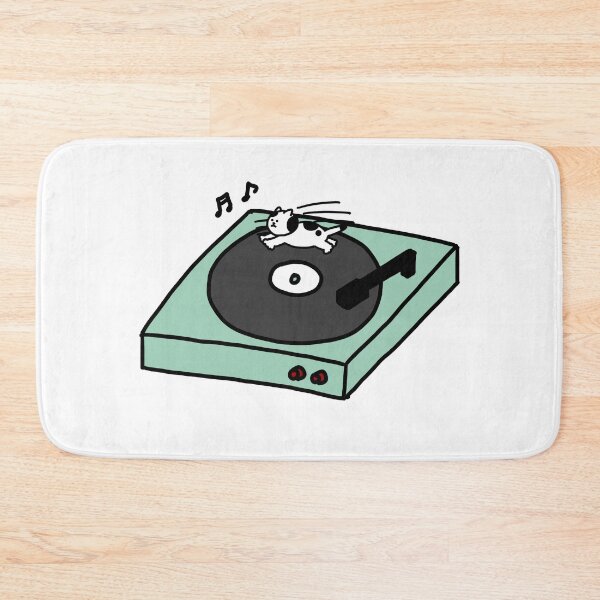 Item preview, a running Cat on the turntable designed and sold by superbaechoo.