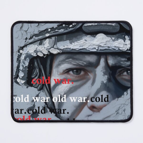 Item preview, A war soldier in a blue and white camouflage war game about the Cold War designed and sold by jotcar.