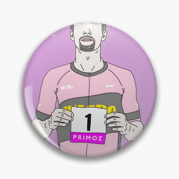 Item preview, Primož Champion Giro Number One Cycling Art | Limited Edition designed and sold by TracyMagnan.