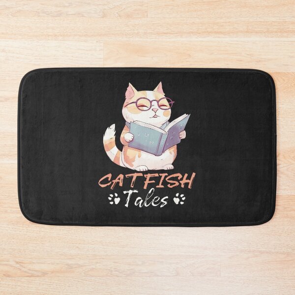 Item preview, Catfish-Tales-Design-For-Cat-And-Book-Lovers designed and sold by nadelqljoe.