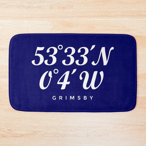 Item preview, Grimsby Coordinates (White) Grimsby designed and sold by theshirtshops.