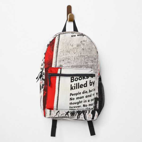 Item preview, WWII Propaganda Poster | Books Are Weapons | Franklin D. Roosevelt Quote | Anti-Fascist Art & Intellectual Freedom designed and sold by artofuniverse.