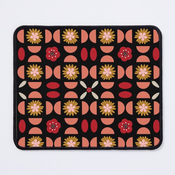 Item preview, Warm Red & Cream Geometric Pattern – Seamless Autumn Winter Design designed and sold by Clara Fruggeri.