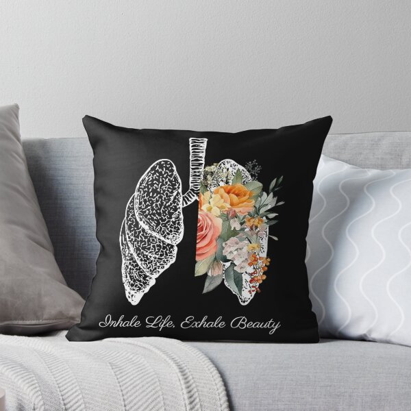 Item preview, Inhale Life, Exhale Beauty – Retro Floral Lungs Design designed and sold by EVESTUDIOART.
