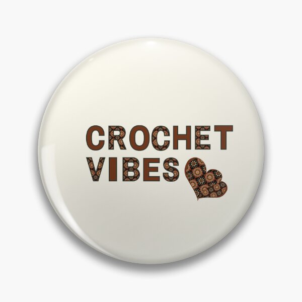 Item preview, Crochet Vibes PNG – Yarn Letter Frame for Stickers, Mugs, Tote Bags & Gifts designed and sold by gloriamelrose.