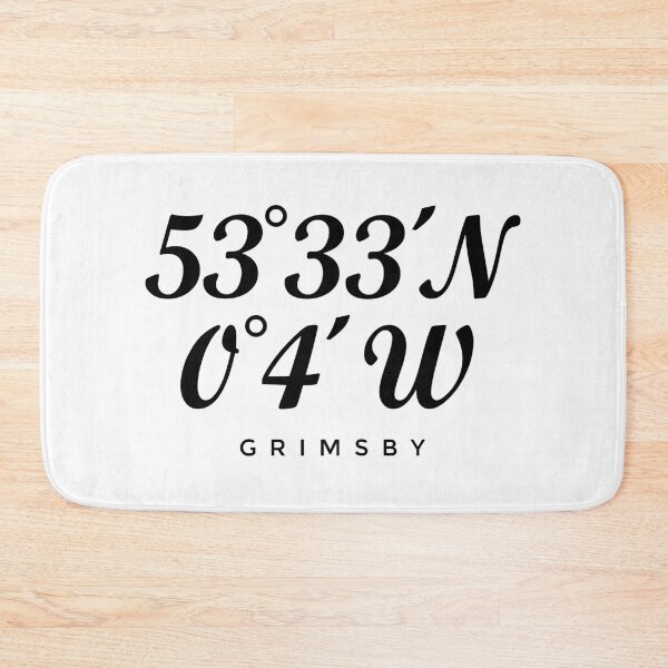 Item preview, Grimsby coordinates (black) Grimsby designed and sold by theshirtshops.