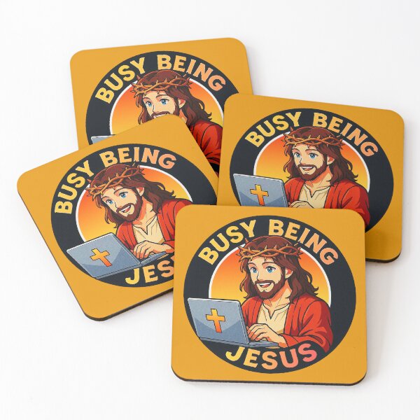 Item preview, Busy Being Jesus designed and sold by plushism.