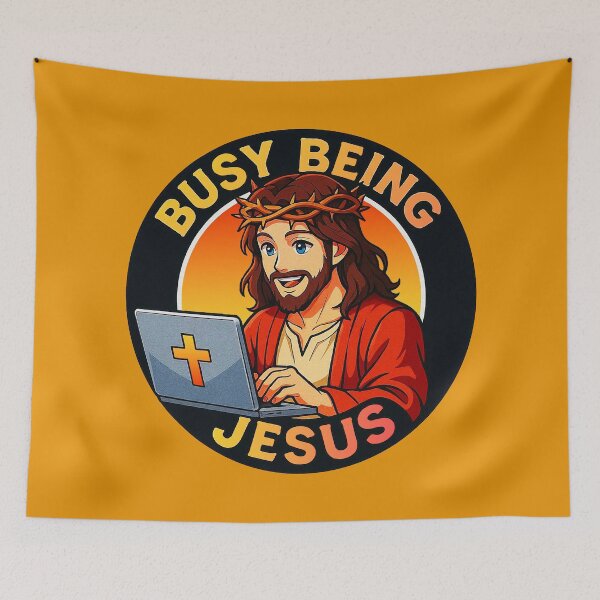 Item preview, Busy Being Jesus designed and sold by plushism.