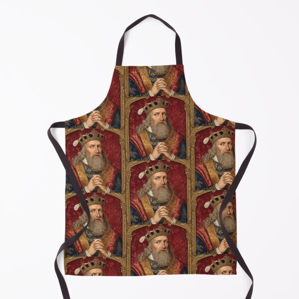 Item preview, Medieval portrait of King Alfred the Great of England designed and sold by Vintage Designs +.