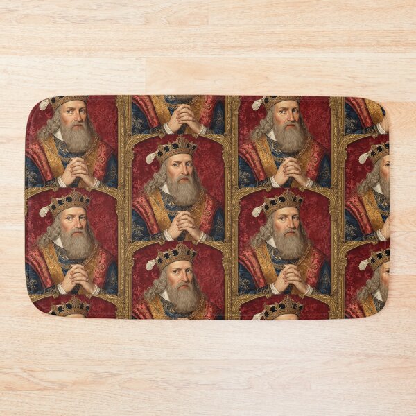 Item preview, Medieval portrait of King Alfred the Great of England designed and sold by Vintage Designs +.