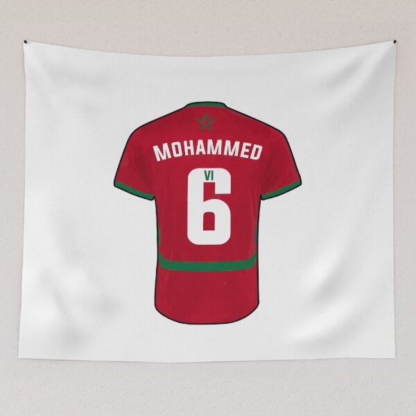 Item preview, Mohammed VI jersey designed and sold by Wolagno.