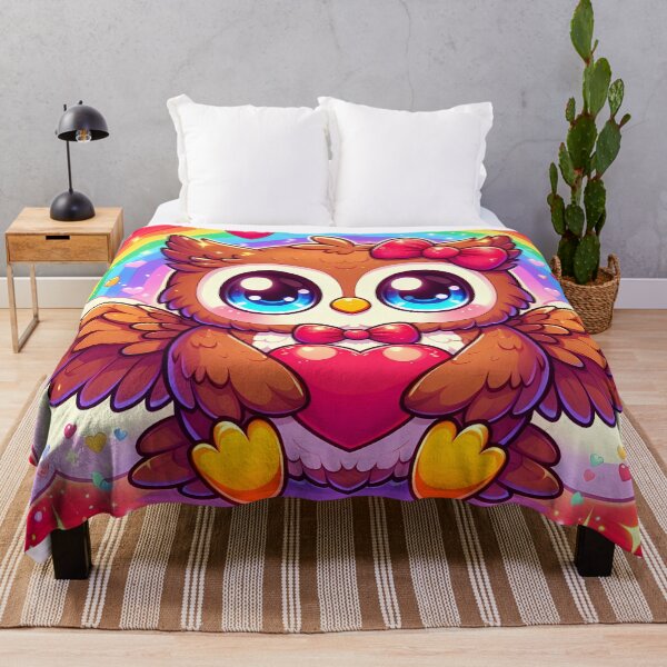Item preview, Cute Owl with Rainbow and Heart designed and sold by Jbl55.