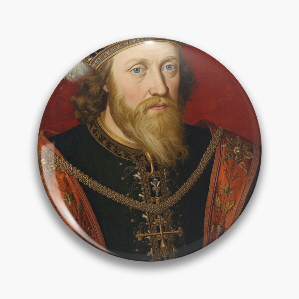Item preview, Medieval portrait of King Alfred the Great of England designed and sold by Vintage Designs +.