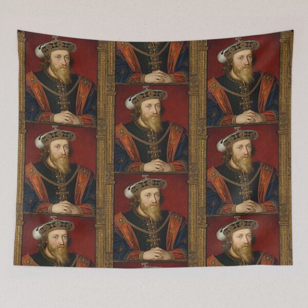 Item preview, Medieval portrait of King Alfred the Great of England designed and sold by Vintage Designs +.