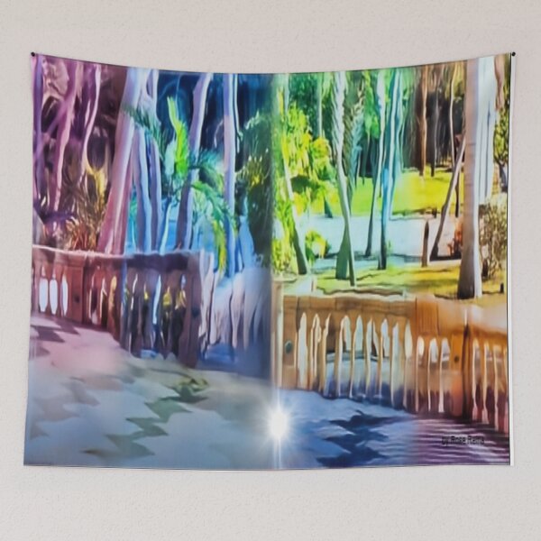 Item preview, Copy of Tropical Beauty from the Balcony – Living Artistic Work of Nature designed and sold by PurpleRoseReina.