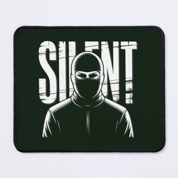 Item preview, Silent Masked Figure Graphic designed and sold by Robert Mcgee.