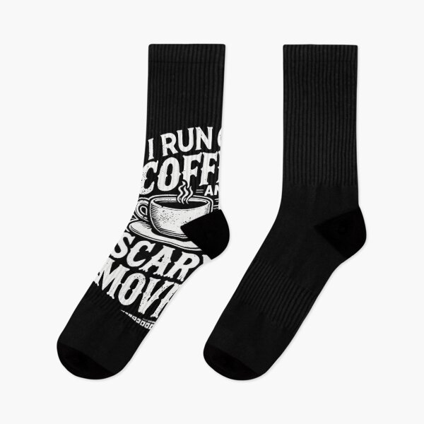 Item preview, I Run On Coffee And Scary Movies designed and sold by JohnsonRice.