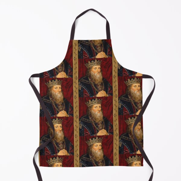 Item preview, Medieval portrait of old King Alfred the Great of England designed and sold by Vintage Designs +.