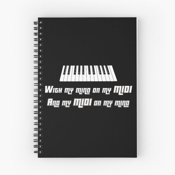 Item preview, With My Mind On My MIDI designed and sold by OgleMyJazz.