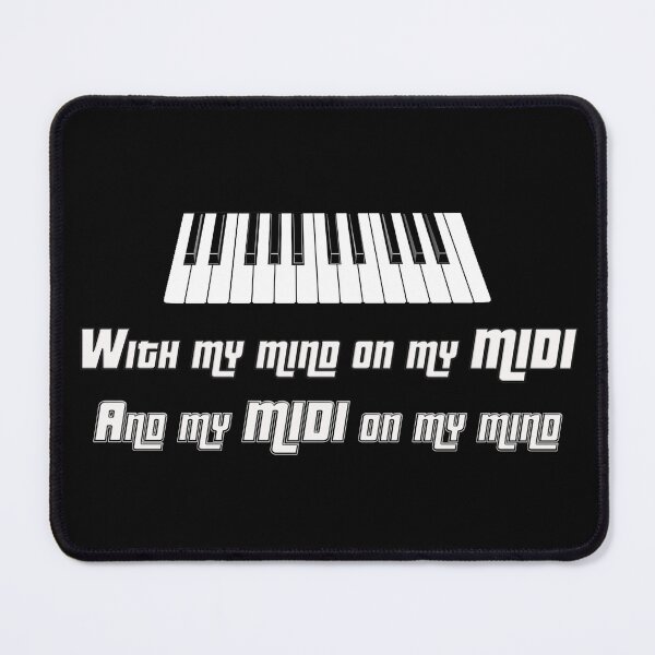 Item preview, With My Mind On My MIDI designed and sold by OgleMyJazz.