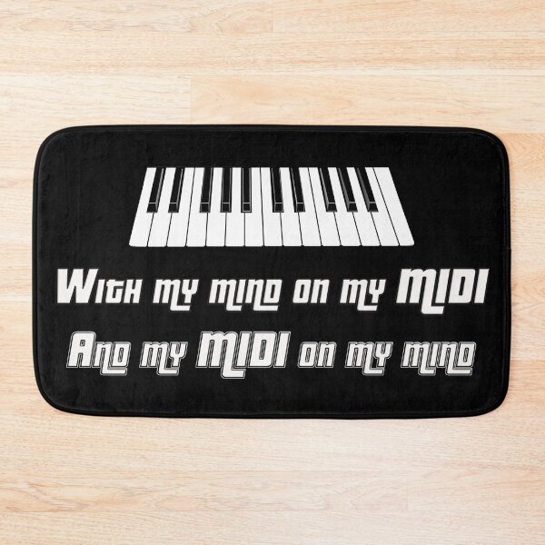 Item preview, With My Mind On My MIDI designed and sold by OgleMyJazz.
