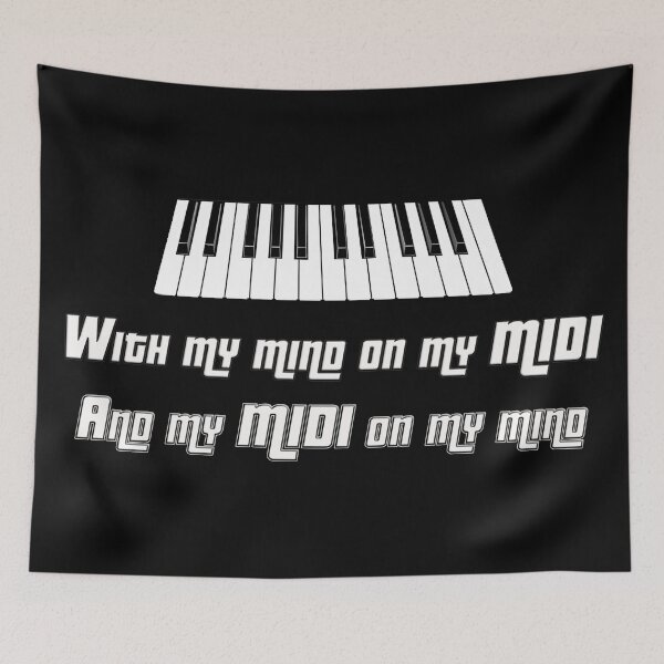 Item preview, With My Mind On My MIDI designed and sold by OgleMyJazz.