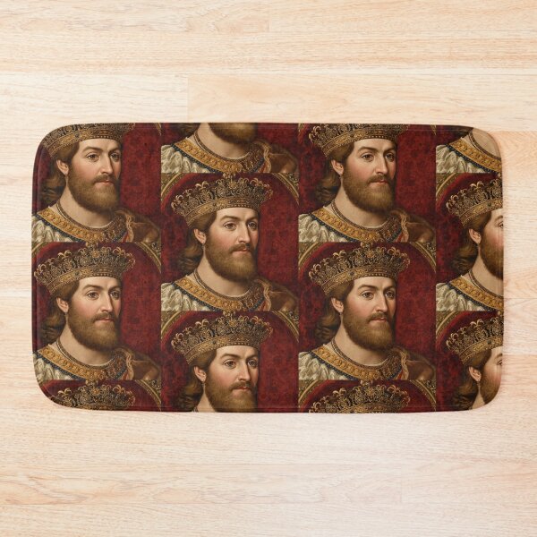 Item preview, Medieval portrait old King Cnut of England designed and sold by Vintage Designs +.